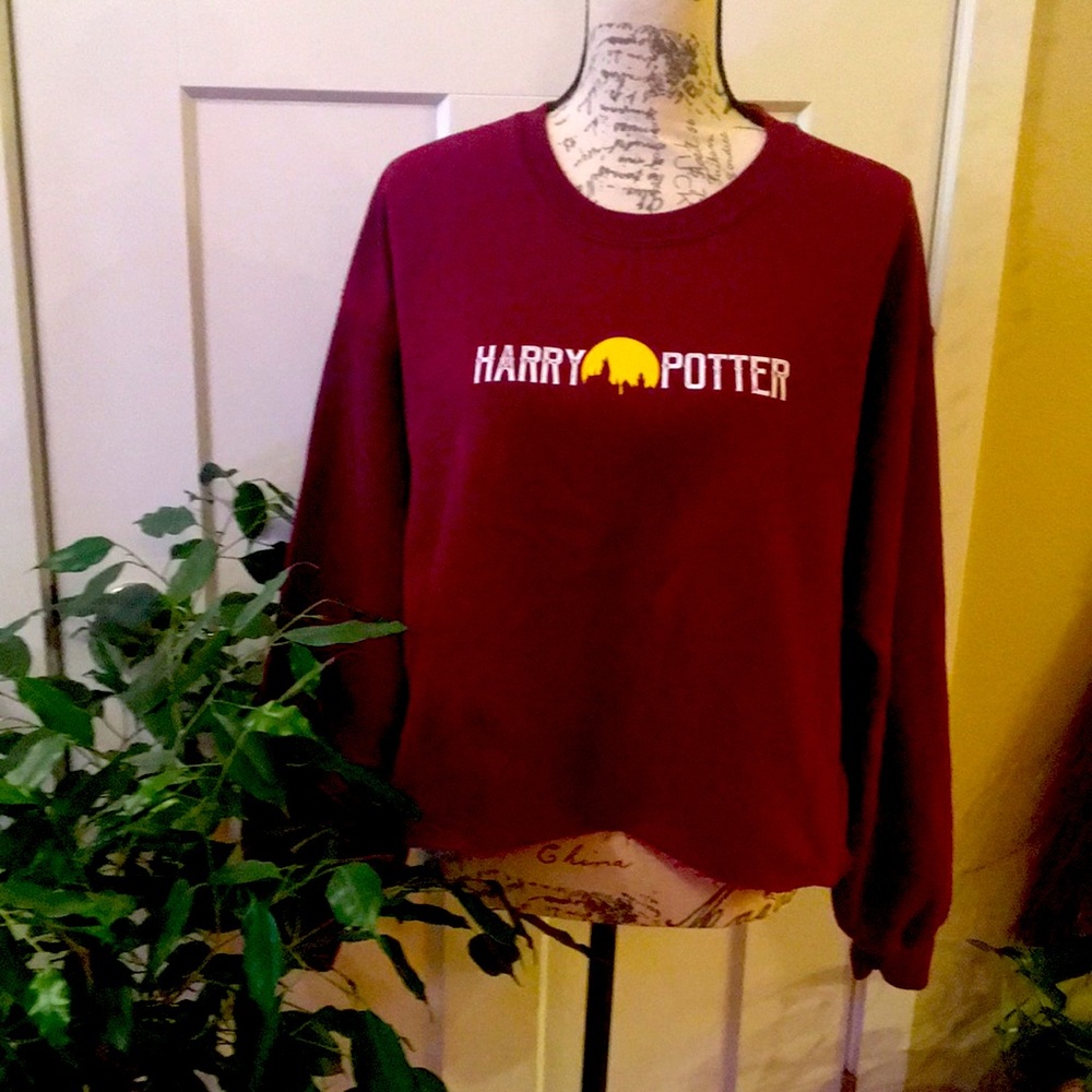Burgundy Harry Potter Sweatshirt
